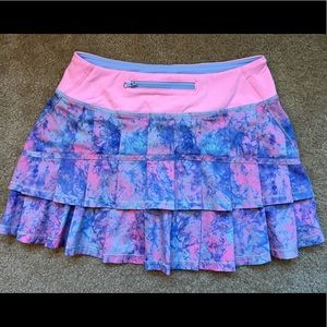 Ivivva by Lululemon girls size 14 set the pace skirt